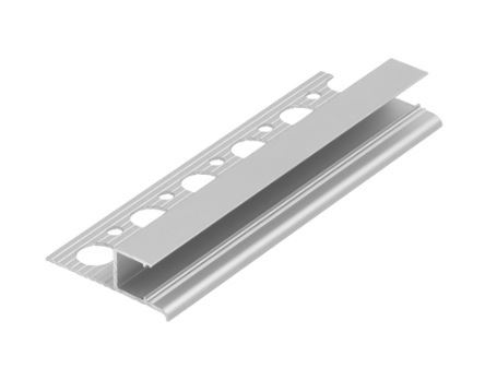 LED profil TOPMET do sádrokartonu OMNI10 PLUS, surový hliník